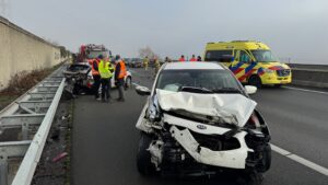 Flinke vertraging op A73 door ongevallen