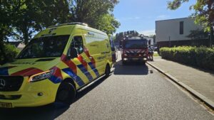 Vrouw met rollator in Maasnielderbeek