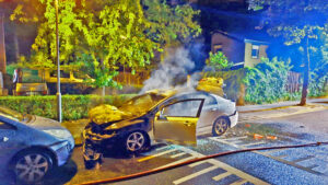 Brand verwoest geparkeerde auto in Tegelen
