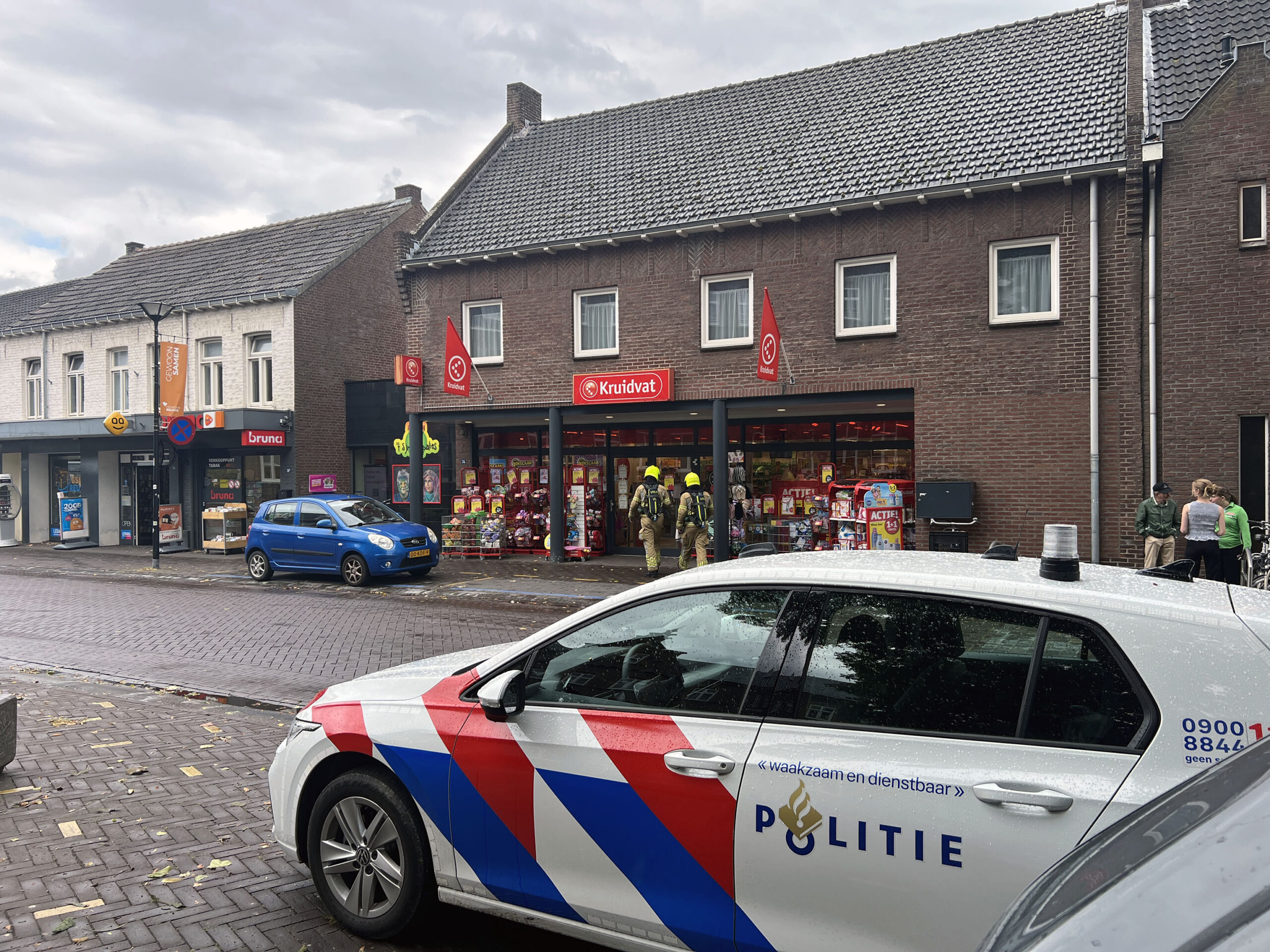 Winkels korte tijd dicht na gaslucht